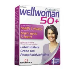 Wellwoman 50+ 30 tabs για γυναίκες άνω των 50 Vitabiotics - Ενέργεια-Τόνωση στο Pharmakeio Online