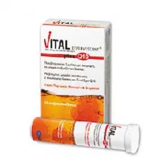 VITAL PLUS Q10 EFF 30TAB, αναβράζοντα δισκία - Ενέργεια-Τόνωση στο Pharmakeio Online