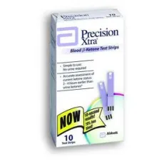 Precision Xtra B-Ketone 10 Ταινίες Μέτρησης - Ταινίες-Βελόνες στο Pharmakeio Online