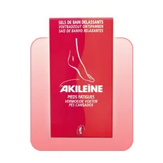 Akileine, Sels de Bain, Άλατα για Ποδόλουτρο, 2x150gr - Κουρασμένα πόδια στο Pharmakeio Online