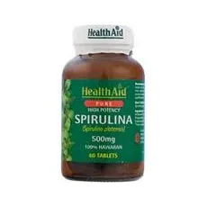 Health Aid Spirulina 500mg 60tabs σπιρουλίνα - ΣΠΙΡΟΥΛΙΝΑ στο Pharmakeio Online