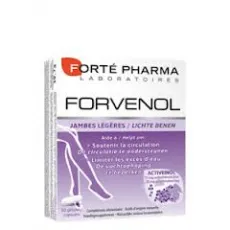 Forte Pharma Forvenol Ανάλαφρες, λεπτές γάμπες 30tabs - Κουρασμένα πόδια στο Pharmakeio Online