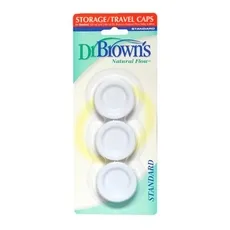 Dr.Browns Καπάκι ταξιδιού μπιμπερό σετ των 3  για στενό λαιμό 630 - Αξεσουάρ μπιμπερό στο Pharmakeio Online