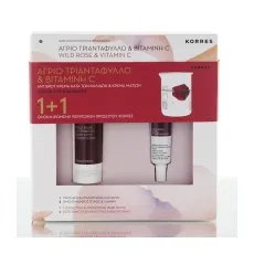 Korres Set Άγριο Τριαντάφυλλο & Βιταμίνη C Antispot Κρέμα κατά των Κηλίδων και Πανάδων & Δώρο η Κρέμα Ματιών - Μάτια στο Pharmakeio Online
