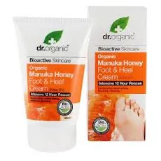 Dr.Organic Manuka Honey Foot & Heel Cream 125ml - Ξηρά σκασμένα πόδια στο Pharmakeio Online