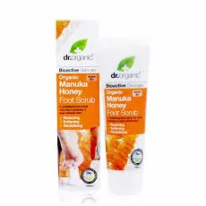 Dr.Organic Manuka Honey Foot Scrub 125ml - Ξηρά σκασμένα πόδια στο Pharmakeio Online