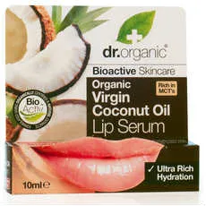 Dr.Organic Virgin Coconut Oil Lip Serum 10ml - Χείλη στο Pharmakeio Online