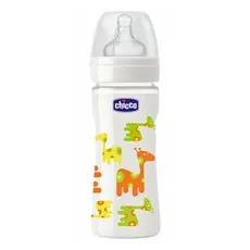 Chicco Μπιμπερό γυάλινo 250ml ΘΣιλικ. Nature Glass 0% BPA Με Σχέδια - Μπιμπερό στο Pharmakeio Online