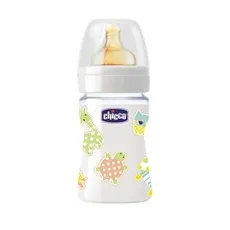 Chicco Μπιμπερό γυάλινo 150ml ΘΚαουτσ. Nature Glass 0% BPA Με Σχέδια - Μπιμπερό στο Pharmakeio Online