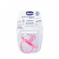 Chicco Πιπίλα όλο σιλικόνη Physio Soft 4+ Ρόζ - Πιπίλες στο Pharmakeio Online