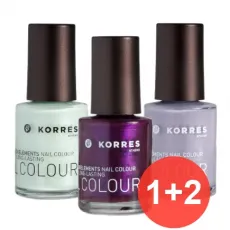 KORRES Set  Βερνίκια Νυχιών 3 τεμάχια Ethnic Style (1+2 δώρο) - Μανό στο Pharmakeio Online