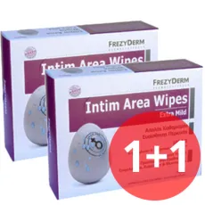 FREZYDERM Intim Area Wipes Extra Mild pH4.0 1+1 ΔΩΡΟ Μαντηλάκια Καθαρ.Ευαίσθητης Περιοχής. 2 x 20 τμχ - Καθαρισμός-φροντίδα στο Pharmakeio Online