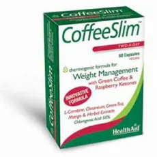 Health aid Coffee Slim 60 caps - Μείωση λίπους-όρεξης στο Pharmakeio Online