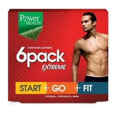 Power Health 6Pack Extreme Start+Go+Fit 3x30caps - Καύση λίπους στο Pharmakeio Online