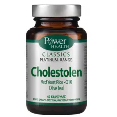 Power Health Classics Platinum Cholestolen Μοναδική Φόρμουλα για τη Μείωση & Διατήρηση της Χοληστερίνης, 40 caps - Super προσφορές! στο Pharmakeio Online