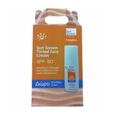 Frezyderm Πακέτο Προσφοράς Sun Screen Tinted Face Cream SPF 50+ 50ml & ΔΩΡΟ Επιπλέον 35ml - Χρώμα στο Pharmakeio Online