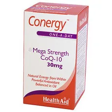 HealthAid Conergy Mega Strength CoQ-10 30mg 90caps - Ενέργεια-Τόνωση στο Pharmakeio Online