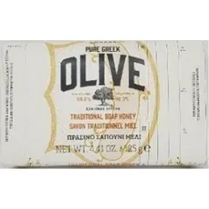 Korres Pure Greek Olive Tradional Soap Honey Παραδοσιακό Πράσινο Σαπούνι με Άρωμα Μέλι, 125gr - Super προσφορές! στο Pharmakeio Online
