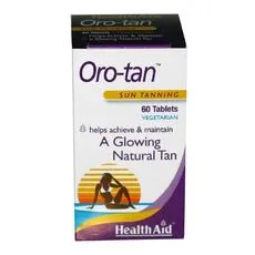 Health Aid Oro-Tan 60tabs προστασία από τον ήλιο, λαμπερό μαύρισμα - Γρήγορο μαύρισμα στο Pharmakeio Online