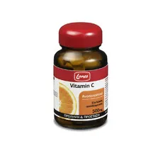 Lanes Vitamin C 500mg, Συμπλήρωμα διατροφής ιδανικό & απαραίτητο για τη διατήρηση ενός υγιούς ανοσοποιητικού συστήματος καθώς μειώνει τις πιθανότητες λοίμωξης ή κρυολογήματος, 30 tabs - Βιταμίνη C στο Pharmakeio Online