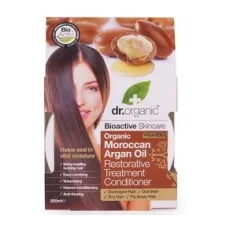 Dr.Organic Organic Moroccan Argan Oil Restorative Treatment Conditioner, 200ml - Conditioners στο Pharmakeio Online