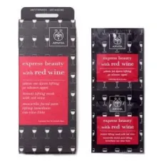 Express Beauty Μάσκα Άμεσης Σύσφιγξης με Κοκκινο Κρασί 2X8 ml  APIVITA - Μάσκες στο Pharmakeio Online