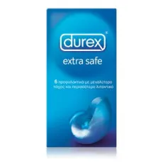 Extra Safe 6 προφυλακτικά  Durex - Προφυλακτικά στο Pharmakeio Online