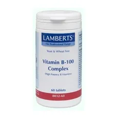 Lamberts  VITAMIN B-100 COMPLEX 60 tabs - Βιταμίνη Β στο Pharmakeio Online