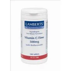 Lamberts  VITAMIN C TIME 500mg 100 tabs - Βιταμίνη C στο Pharmakeio Online