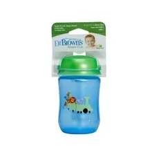 Dr.Brown's Κύπελλο 270 ml με καλαμάκι σιέλ για 12+ κωδ.9134-GB - Κύπελλα στο Pharmakeio Online