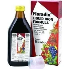 Floradix 250 ml POWER HEALTH τονωτικό συμπλήρωμα με οργανικό σίδηρο, βιταμίνες Βcomplex ,βιταμίνη C, εκχυλίσματα φυτών και χυμούς φρούτων - Ενέργεια-Τόνωση στο Pharmakeio Online