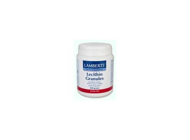 LAMBERTS Lecithin granules 250gr. - Μείωση λίπους-όρεξης στο Pharmakeio Online