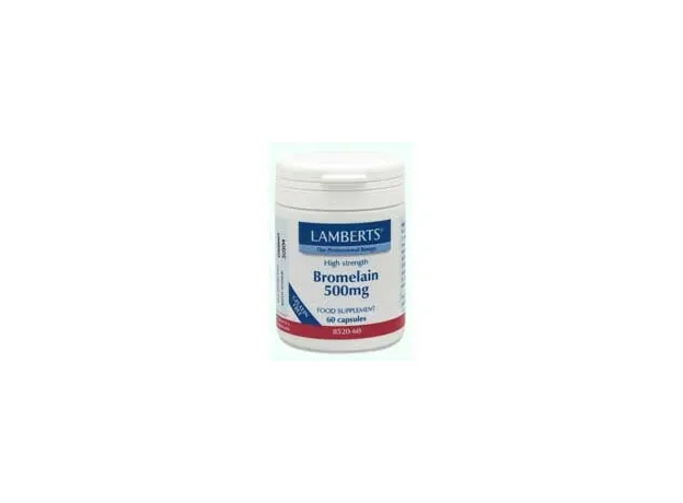 LAMBERTS BROMELAIN 500mg-Caps 60 - Προβιοτικά-Πεπτικό στο Pharmakeio Online