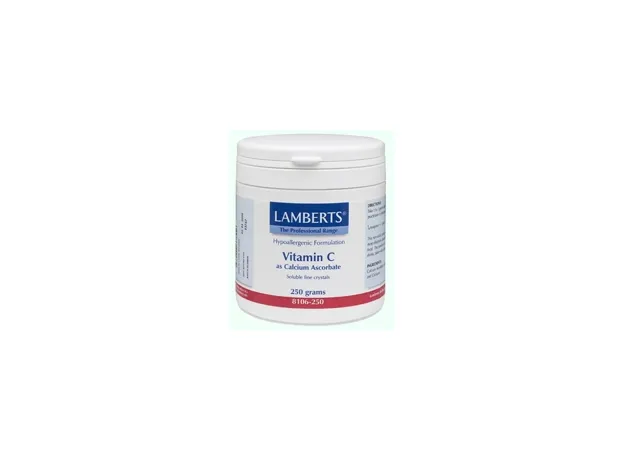 Lamberts Calcium Ascorbate 250gr (σε μορφή σκόνης) - Βιταμίνη C στο Pharmakeio Online