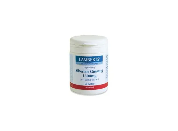 LAMBERTS Siberian Ginseng 1500 mg - Ενέργεια-Τόνωση στο Pharmakeio Online