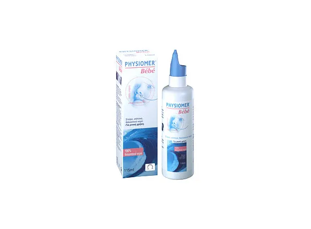 Physiomer Bebe 115ml για βρέφη άνω των 2 μηνών - Ρινική απόφραξη στο Pharmakeio Online