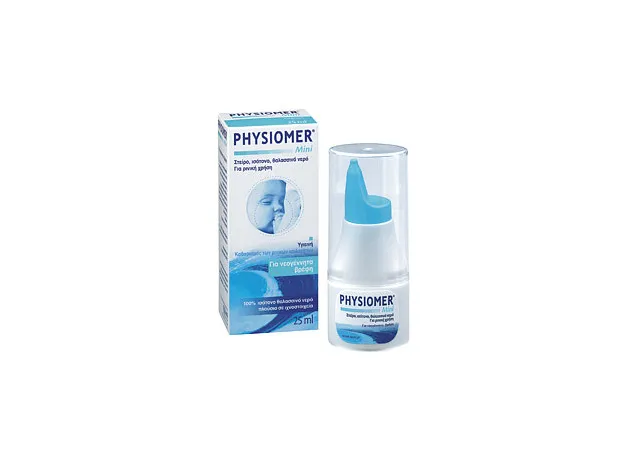 Physiomer Μini 25ml για νεογνά-βρέφη - Ρινική απόφραξη στο Pharmakeio Online