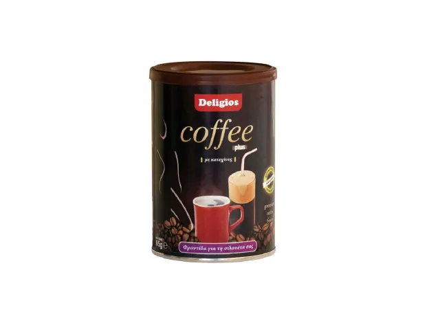 Deligios Coffee Plus στιγμιαίος καφές με κατεχίνες - Υποκατάστατα καφέ στο Pharmakeio Online