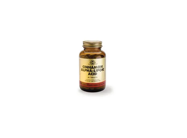 	 CINNAMON ALPHA LIPOIC ACID tabs 60s  Solgar - Βοηθήματα για σακχαρώδη διαβήτη στο Pharmakeio Online