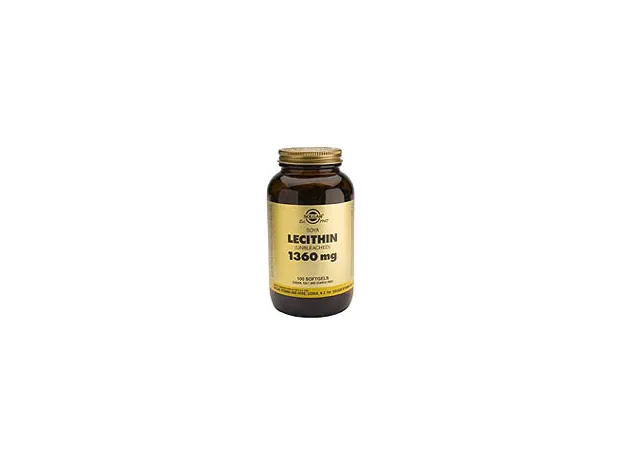 LECITHIN softgels 1360mg softgels 100s Solgar - Λιποδιαλύτες στο Pharmakeio Online