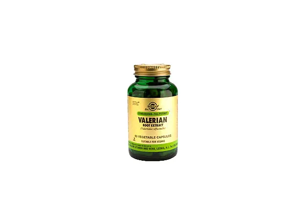 VALERIAN ROOT EXTRACT veg. caps 100s  Solgar - Βαλεριάνα στο Pharmakeio Online