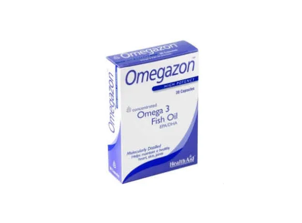 Health Aid Omegazon 60Caps - Λιπαρά οξέα- Ω3-Ω6-Ω9 στο Pharmakeio Online
