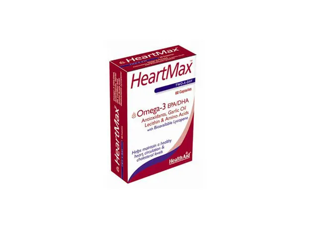 HealthAid HeartMax Ενδυνάμωση Καρδιάς - Λιπαρά οξέα- Ω3-Ω6-Ω9 στο Pharmakeio Online