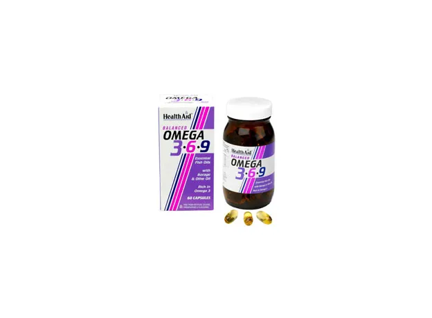 Health Aid Omega 3 - 6 - 9 Capsules 60's - Λιπαρά οξέα- Ω3-Ω6-Ω9 στο Pharmakeio Online
