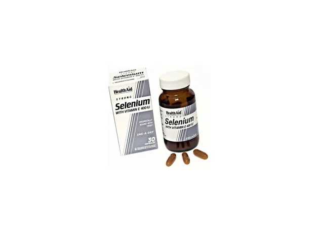 Health Aid Selenium 100ug + Vitamin E 400iu capsules 30s - Σελήνιο στο Pharmakeio Online