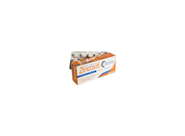 Health Aid Zincovit C (Vitamin C, Zinc, Propolis) tablets 60s - Βιταμίνη C στο Pharmakeio Online