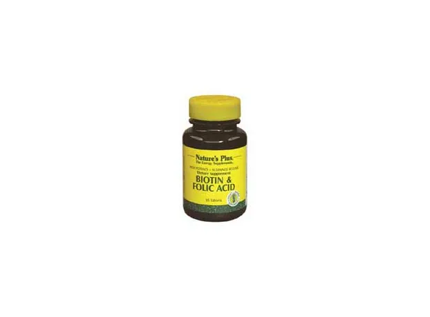Nature's Plus Biotin/Folic Acid 30tabs - Φολικό οξύ στο Pharmakeio Online