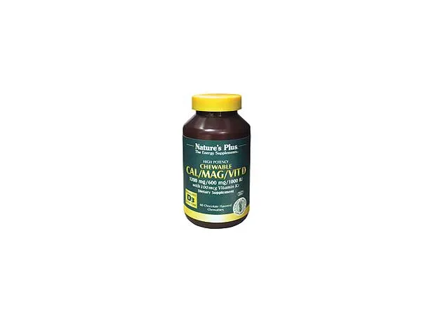 Nature's Plus Cal/Mag/Vit D3 with Vitamin K2 - Βιταμίνη D στο Pharmakeio Online