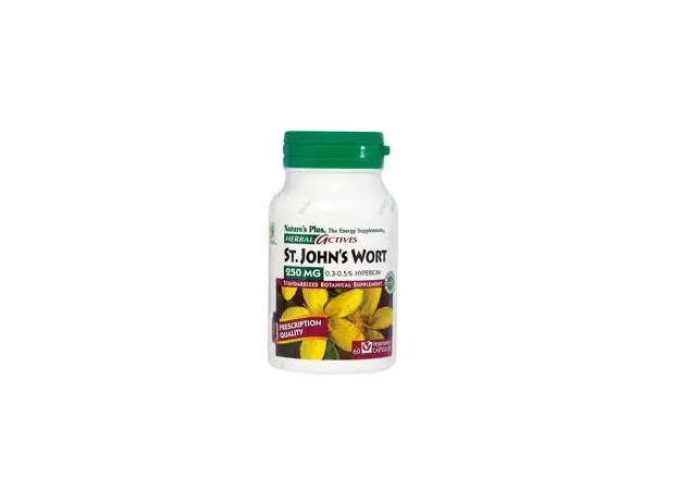 Nature's Plus St. John's Wort 250mg 60caps - St. John's wort στο Pharmakeio Online
