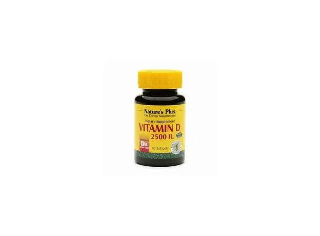 Nature's Plus Vitamin D3 2500 IU Softgels - Βιταμίνη D στο Pharmakeio Online